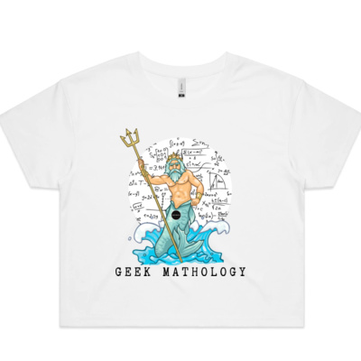 Geek Mathology Women's Crop Tee Thumbnail