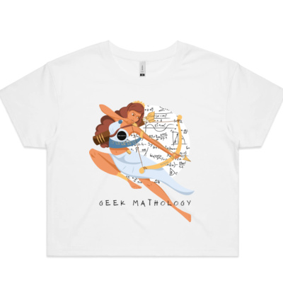 Geek Mathology Women's Crop Tee Thumbnail