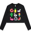 AS Colour Long Sleeve Crop Thumbnail