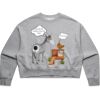 AS Colour Womens Oversized Crew Thumbnail